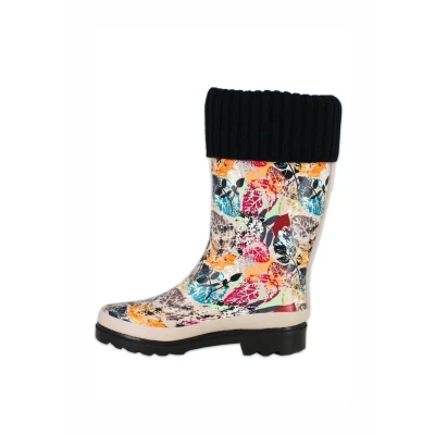 Abbildung von Beck Herbst Warmfutter Gummistiefel, Damen, Größe: 39, Multicolor Schuhe