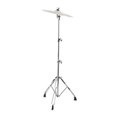 Abbildung von XDrum Schlagzeug Beckenständer Semi Cymbal Stand höhenverstellbar von 70 140 cm Praktisches Memory Lock System Doppelstrebig und stabil,
