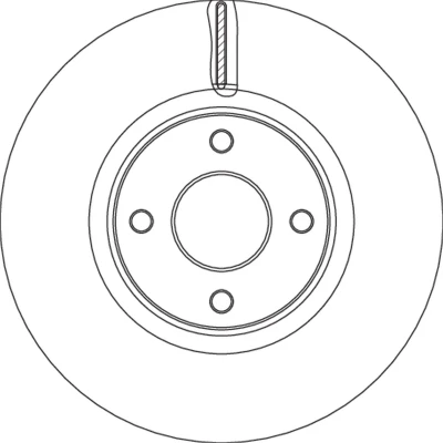Abbildung von TRW Bremsscheibe FORD: Ecosport Mk2 25mm 4 108mm Belüftet lackiert DF6761S 2147409,GN151125CA Bremsscheiben, Scheibenbremsen