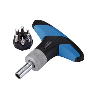 Abbildung von BBB Cycling Fahrrad Drehmomentschlüssel 4Nm Werkzeug mit Inklusive Inbusschlüssel 2, 3, 4, 5, 6 und T25 Torx Torque Key Bike Tool TorqueFix BTL 119, Schwarz/Blau