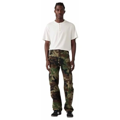 Abbildung von Levi&#039;s XX Cargo Straight Pants Cargohose, Herren, Größe: 30x34, Phalarope camo demitasse s twll