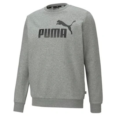 Abbildung von Essentials Big Logo Sweatshirt mit Rundhalsausschnitt Herren PUMA