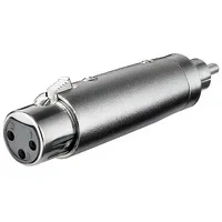 Abbildung von XLR Adapter, Cinch Stecker &gt; Buchse 3Pin