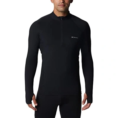 Abbildung von Columbia Herren Langärmeliges Funktionsunterhemd mit halbem Reißverschluss, Midweight Stretch