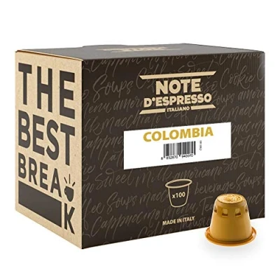 Abbildung von Note D&#039;Espresso Colombia Coffee capsules Nespresso Compatible 5.6g x 100