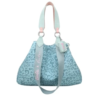 Abbildung von Fritzi aus Preußen Shopper IZZY Medium Leo Limited Barbie Shopping Bag, Damen, Größe: One Size, soft mint