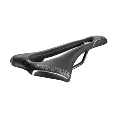 Abbildung von Selle Italia SLR TM Superflow Racing Rennradsattel, ikonisches Design mit Loch, Mangan Rahmen Größe S3, Schwarz