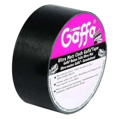 Abbildung von Advance Tapes 5805BLK AT 200 Gaffa Klebeband matt 25mm x 25m schwarz