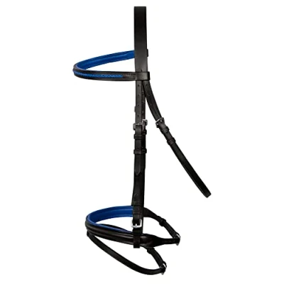 Abbildung von PFIFF Basicline Trensenzaum, schwarz blau Full