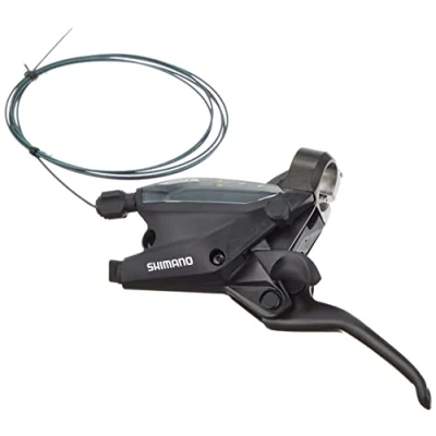 Abbildung von Schalt /Bremshebel (für Links) 3 Fach Shimano ST EF505 Finger Schwarz