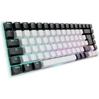 Abbildung von Sharkoon Skiller SGK50 S3 Weiß, RGB Gaming Keyboard, Gateron Brown, 75% Layout