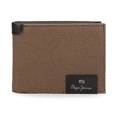 Abbildung von Pepe Jeans Hilltop Horizontale Geldbörse mit Geldbörse, einzigartig, braun, única, Quertasche
