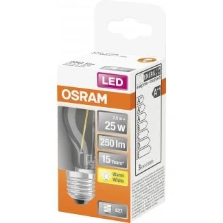 Abbildung von Osram LED Star Classic P25 2,5W E27 warmweiß