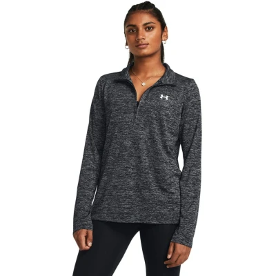 Abbildung von Under Armour TECH 1/2 ZIP Twist Langarmshirt, Damen, Größe: XS, Black/white