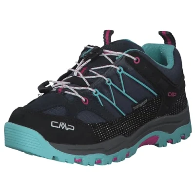 Abbildung von CMP KIDS Rigel LOW WP Unisex Hikingschuh für Kinder, Größe: 31, Blue/acqua Leder und textil