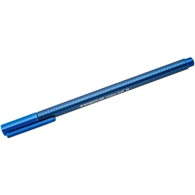 Abbildung von 10 x Staedtler Kugelschreiber triplus ball Kappenmodell M blau