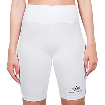 Abbildung von Alpha Industries Basic Bike Shorts SL Wmn Short für Damen White