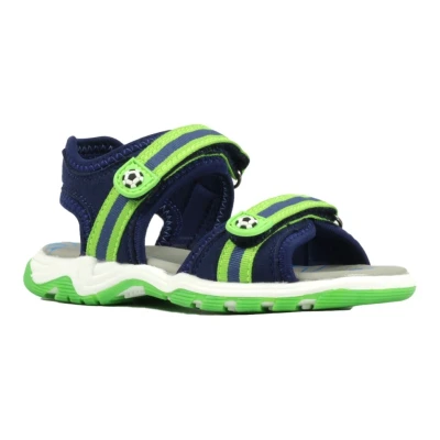 Abbildung von Richter Sandale, Sommerschuh, Klettschuh, Sandalette, mit coolen Fußball Motiven