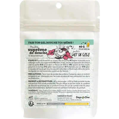 Abbildung von STEP ONE Duschgel Pulver Kokosmilch, 40 g
