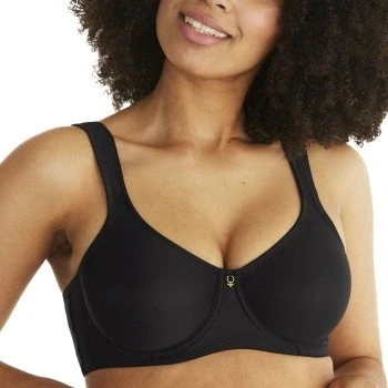Abbildung von Swegmark BH Clean Curves Moulded CoolMax Wire Bra Schwarz B 75 Damen
