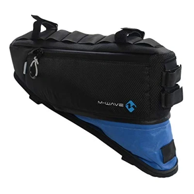 Abbildung von M Wave Fahrradtasche &quot;Rough Ride Triangle schwarz/blau&quot;