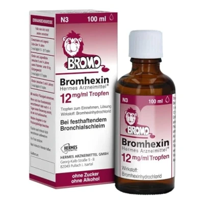 Abbildung von Bromhexin Hermes Arzneimittel 12mg/ml 100 ml
