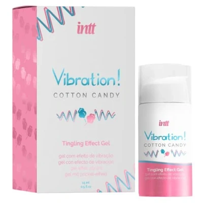 Abbildung von «Vibration! Cotton Candy» 15ml prickelndes Intimgel (0.015 l) 15 ml