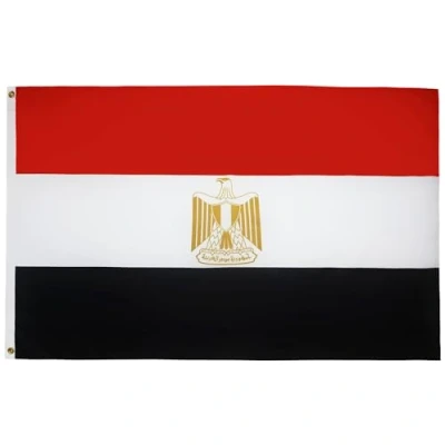 Abbildung von AZ FLAG Flagge Ägypten 150x90 cm Arabische Republik Fahne 100% Polyester mit Messing Ösen 110g