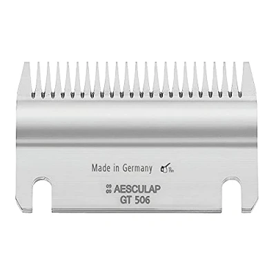 Abbildung von Kerbl GT506 Untermesser für Aesculap Schermesser Econom, 23 Zähne, 3mm Schnittlänge, 100 Stück