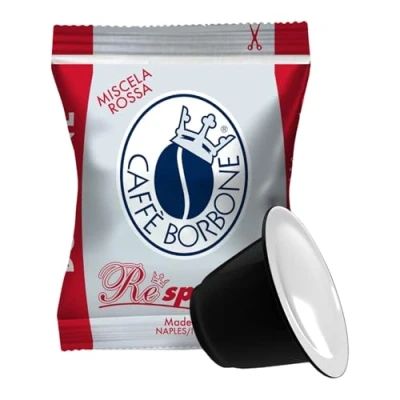 Abbildung von Caffè Borbone Respresso, Miscela Rossa, 300 Kapseln, kompatibel mit Nespresso