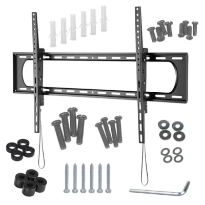 Abbildung von Maclean MC 750N TV Wandhalterung 60 120&quot;, Universal Halterung, QLED OLED LCD LED Plasma Fernsehhalterung für Wand, Neigbar, max. VESA 900x600, Belastung 120kg