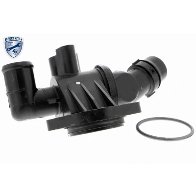 Abbildung von VEMO V15 99 2022 1 Kühlwasserthermostat 87 EXPERT KITS + mit Dichtung Gehäuse VOLKSWAGEN: Golf 5 Schrägheck, Passat B6 Variant, 7 Schrägheck