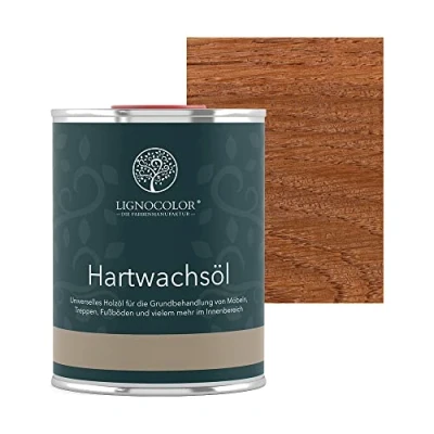Abbildung von Lignocolor Hartwachsöl Holzöl für den Innenbereich (1 L, Palisander)