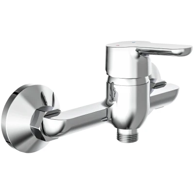 Abbildung von Schütte Duscharmatur &quot;Vico&quot;, Mischbatterie Dusche, Wasserhahn Bad in Chrom