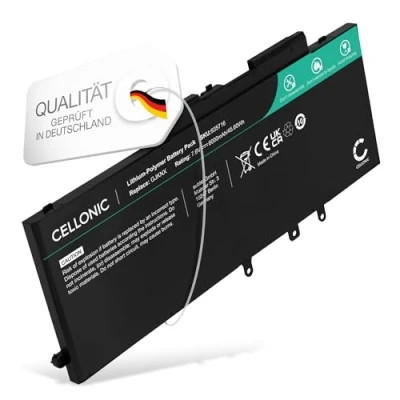 Abbildung von CELLONIC Akku kompatibel mit Dell Latitude 5480, 5490, 5580, 5590, 5290, 5491, 5280, Precision 3520, 3530, GJKNX 7.6V 6000mAh