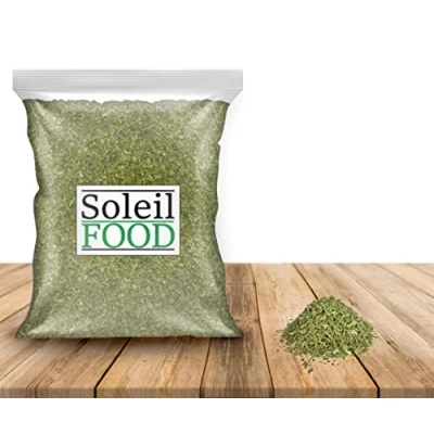 Abbildung von SoleilFOOD Petersilie gerebelt getrocknet 1kg Kräuter feinste Qualität