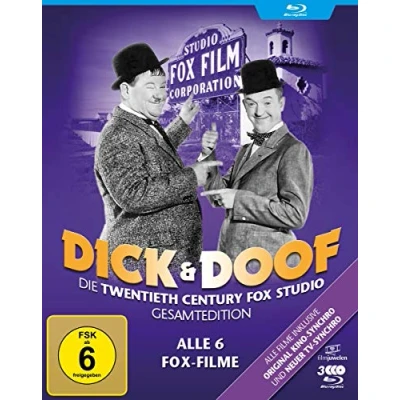 Abbildung von Dick und Doof Die Fox Studio Gesamtedition (Alle 6 Filme) (Filmjuwelen) [Blu ray]
