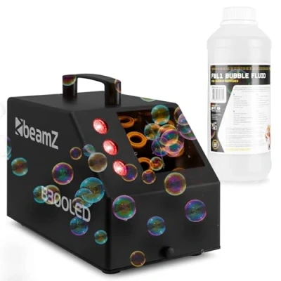 Abbildung von BeamZ B300LED bubble machine set with 1 litre of liquid and remote