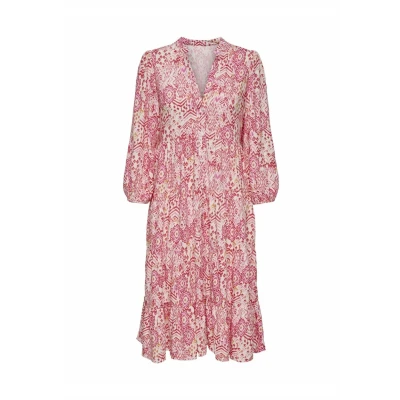 Abbildung von ONLY Onlmilana Blusenkleid, Damen, Größe: XS, Cloud dancer