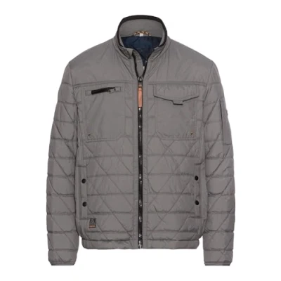 Abbildung von camel active Stehkragen Übergangsjacke, Herren, Größe: 60, Rock grey