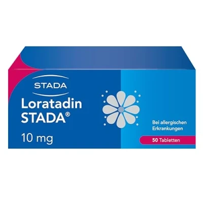 Abbildung von Loratadin STADA 10mg Tabletten bei Allergien 50 St
