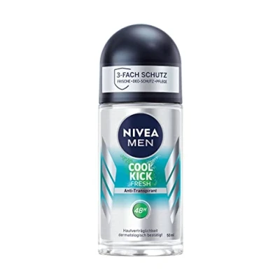 Abbildung von NIVEA MEN Cool Kick Fresh Deo Roll On (50 ml), Deodorant schützt 48h gegen Schweiß und Körpergeruch, Anti Transpirant mit Kaktuswasser leichter Formel