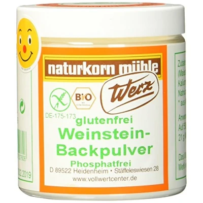 Abbildung von Werz Weinstein Backpulver glutenfrei 1er Pack (1 x 150 g Dose) Bio