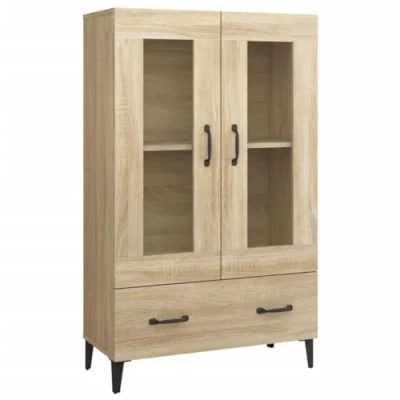 Abbildung von vidaXL Highboard Sideboard Kommode Schrank Anrichte Beistellschrank Mehrzweckschrank Hochschrank Standschrank Sonoma Eiche 70x31x115cm Holzwerkstoff