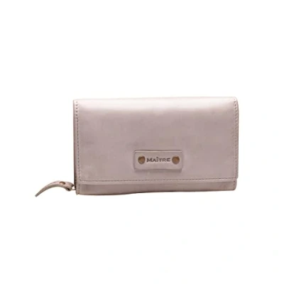 Abbildung von Maitre Steinbach Dilara Geldbörse, Größe: One Size, Lightgrey