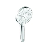 Abbildung von Ideal Standard 3 Funktionshandbrause Idealrain Evo Jet B1759AA Ø 12,5 cm für unvergleichliche Duschmomente Handbrause mit Strahlarten perlende Stimulation, Regen und Massage in Chrom