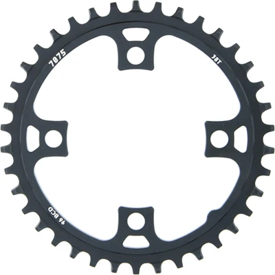 Abbildung von Sunrace Unisex Erwachsene MX Kettenblatt, Schwarz, 38 zähne
