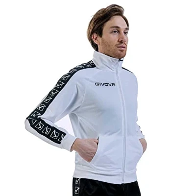 Abbildung von Givova Unisex Tricot Band Jacke, Schwarz, 4XL