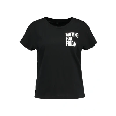 Abbildung von Mister TEE Ladies Waiting FOR Friday BOX Tshirt print, Damen, Größe: 4XL, Black
