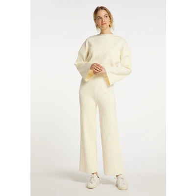 Abbildung von DreiMaster Maritim Damen Strickpullover, Wollweiss, M/L